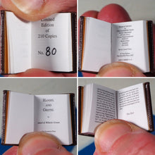 Load image into Gallery viewer, Hansel and Gretel. Andersen, Hans Christian. Publication Date: 1997 CONDITION: NEAR FINE>>MINIATURE BOOK<<