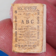 Load image into Gallery viewer, ABC or Alphabetical Railway Guide. >>RARE MICRO-MINIATURE RAILWAY TIMETABLE<< Publication Date: 1929 CONDITION: GOOD