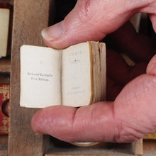 Load image into Gallery viewer, Burns, Robert. Poems chiefly in Scottish dialect. Kilmarnock, Printed by John Wilson, 1796. >>RARE MINIATURE CLASSIC<< Publication Date: 1899 CONDITION: VERY GOOD