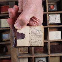 Load image into Gallery viewer, Children's Bread. Or Daily Texts for the Young. >>SCARCE CHILDRENS MINIATURE BOOK IN WALLET STYLE BINDING<< Publication Date: 1858 CONDITION: VERY GOOD