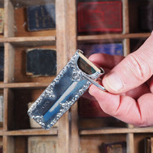Load image into Gallery viewer, De La Rue's Improved Condensed diary and engagement book. >>FINGER SHAPED MINIATURE BOOK IN LAVISH SILVER SLIPCASE<< Publication Date: 1905 CONDITION: VERY GOOD