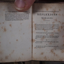 Load image into Gallery viewer, Maximes et Reflexions Morales. La Rochefoucauld, Francois Duc de. Publication Date: 1827 CONDITION: VERY GOOD