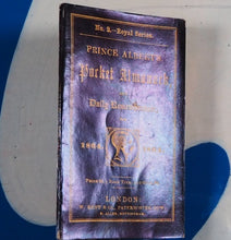 Load image into Gallery viewer, Prince Albert's Pocket Almanack, and Daily Remembrancer for 1864. Albert, Prince.>>RARE MINIATURE ALMANAC<< Publication Date: 1863 CONDITION: VERY GOOD