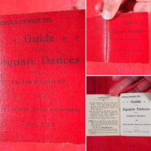 Load image into Gallery viewer, Guide to the Square Dances with a technical glossary. >>MINIATURE DANCE TEXT BOOK<< [Hildesley, Ralph Ernest Alexander]. Publication Date: 1907 CONDITION: VERY GOOD
