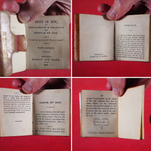 Load image into Gallery viewer, Drops of Dew. To Exhilarate and Fructify the People of God. Fifth Edition. >>UNRECORDED MINIATURE BOOK<< Publication Date: 1845 CONDITION: VERY GOOD
