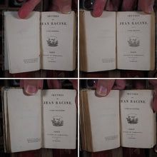 Load image into Gallery viewer, Oeuvres de Jean Racine. >>MINIATURE FRENCH CLASSIC<< Racine, Jean. Publication Date: 1826 CONDITION: VERY GOOD
