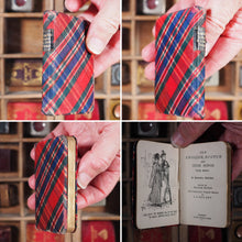 Load image into Gallery viewer, Old English, Scotch and Irish songs with music : a favourite selection. >>MINIATURE BRYCE TARTAN BOOK<< Moodie, William, editor. Publication Date: 1905 CONDITION: VERY GOOD
