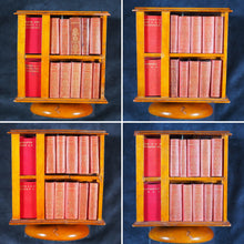Load image into Gallery viewer, Shakespeare, William. Ellen Terry Complete Works of William Shakespeare, in 40 volumes. Bryce, David &amp; Son. Glasgow. 1904. Complete Works. [Large revolving bookcase] >>MINIATURE BOOKS<<
