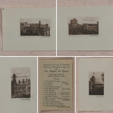 Load image into Gallery viewer, Willis, Frank (1865-1932). Original Set of Signed Artist's India Proof Miniature Line Engravings for H.M.Queen Mary. Willis, Frank (1865-1932). Whitstable, Kent. 1923.
