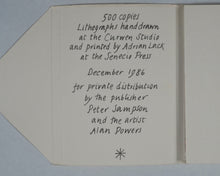 Load image into Gallery viewer, Powers, Alan. Quality Street Revisited. Merivale Editions. London. 1986. Limited edition to 500 copies for private distribution by the publisher, Peter Sampson and the artist Alan Powers..
