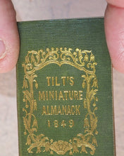 Load image into Gallery viewer, Tilt's Miniature Almanack. Various publishers. London. [1848-1870] >>RUN OF SCARCE COLLECTABLE ALMANACS<<
