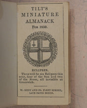 Load image into Gallery viewer, Tilt's Miniature Almanack. Various publishers. London. [1848-1870] >>RUN OF SCARCE COLLECTABLE ALMANACS<<
