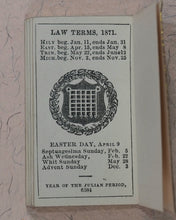 Load image into Gallery viewer, Tilt's Miniature Almanack. Various publishers. London. [1848-1870] >>RUN OF SCARCE COLLECTABLE ALMANACS<<

