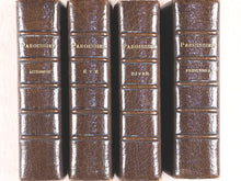 Load image into Gallery viewer, Paroissien Romain très complet. Approuvé par son émminence le Cardinal Meignan Archvêque de Tours. Mame et Fils, Alfred.Tours.1894. >>SET OF 4 MINIATURE FINE SIGNED BINDINGS<<
