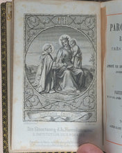 Load image into Gallery viewer, Paroissien Romain très complet. Approuvé par son émminence le Cardinal Meignan Archvêque de Tours. Mame et Fils, Alfred.Tours.1894. >>SET OF 4 MINIATURE FINE SIGNED BINDINGS<<
