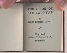 Load image into Gallery viewer, Miniature Series boxed set 10 finely bound miniature books. Oscar Wilde; Oliver Goldsmith; Thomas Gray; Edgar A. Poe; Rudyard Kipling; Omar Khayyam; John G. Whittier; Elizabeth B. Browning; Oliver Goldsmith; James R. Lowell. Thomas Y. Crowell Co. N.Y.1911
