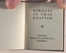 Load image into Gallery viewer, Miniature Series boxed set 10 finely bound miniature books. Oscar Wilde; Oliver Goldsmith; Thomas Gray; Edgar A. Poe; Rudyard Kipling; Omar Khayyam; John G. Whittier; Elizabeth B. Browning; Oliver Goldsmith; James R. Lowell. Thomas Y. Crowell Co. N.Y.1911
