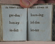 Load image into Gallery viewer, Marshall, John. Infant's Library. [Book2] (Spelling Book or &amp; Syllabary). Marshall, John. No. 4 Aldermary Churchyard in Watling Street. London. Circa 1800
