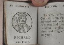Load image into Gallery viewer, Marshall, John. Infant's Library.[Book 16] A Short History of England for the Infant's Library. Marshall, John. No. 4 Aldermary Churchyard in Watling Street. London. C.1800.
