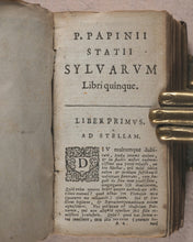 Load image into Gallery viewer, Pub. Papinius Statius. Denuo ac Serio emendatus. Guiljelmum Ianss: Caesium. [Amsterdam].>>Dramatic and significant classical poetry in miniature<< 1624.
