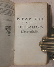 Load image into Gallery viewer, Pub. Papinius Statius. Denuo ac Serio emendatus. Guiljelmum Ianss: Caesium. [Amsterdam].>>Dramatic and significant classical poetry in miniature<< 1624.
