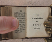 Load image into Gallery viewer, Bible in Miniature or a Concise History of Both Testaments. McDowall, T. &amp; W. Edinburgh. Circa 1845.>>Miniature Scottish Thumb-Bible with rare green title-page<<
