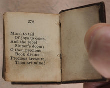 Load image into Gallery viewer, Bible in Miniature or a Concise History of Both Testaments. McDowall, T. &amp; W. Edinburgh. Circa 1845.>>Miniature Scottish Thumb-Bible with rare green title-page<<
