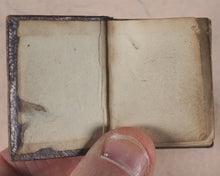 Load image into Gallery viewer, Bible in Miniature or a Concise History of Both Testaments. McDowall, T. &amp; W. Edinburgh. Circa 1845.>>Miniature Scottish Thumb-Bible with rare green title-page<<
