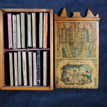 Load image into Gallery viewer, Infant's Library. Marshall, John. Circa 1800. 16 volumes. Complete with original sycamore bookcase.

