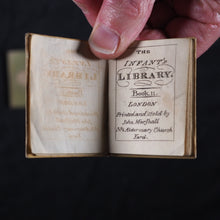 Load image into Gallery viewer, Infant's Library. Marshall, John. Circa 1800. 16 volumes. Complete with original sycamore bookcase.
