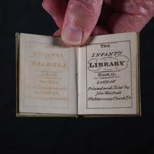 Load image into Gallery viewer, Infant's Library. Marshall, John. Circa 1800. 16 volumes. Complete with original sycamore bookcase.
