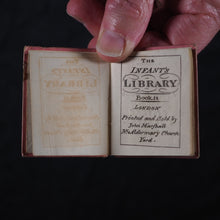 Load image into Gallery viewer, Infant's Library. Marshall, John. Circa 1800. 16 volumes. Complete with original sycamore bookcase.
