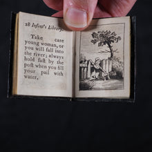 Load image into Gallery viewer, Infant's Library. Marshall, John. Circa 1800. 16 volumes. Complete with original sycamore bookcase.
