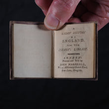Load image into Gallery viewer, Infant's Library. Marshall, John. Circa 1800. 16 volumes. Complete with original sycamore bookcase.
