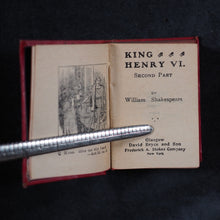 Load image into Gallery viewer, Shakespeare, William. Ellen Terry Complete Works of William Shakespeare, in 40 volumes. Bryce, David &amp; Son. Glasgow. 1904. Complete Works. [Large revolving bookcase] >>MINIATURE BOOKS<<
