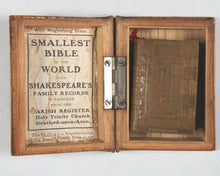 Load image into Gallery viewer, Holy Bible containing Old and New testaments. Contains a copy of the Shakespeare Family Register. Bryce, David &amp; Son. Glasgow. 1901.
