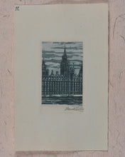 Load image into Gallery viewer, Willis, Frank (1865-1932). Original Set of Signed Artist's India Proof Miniature Line Engravings for H.M.Queen Mary. Willis, Frank (1865-1932). Whitstable, Kent. 1923.
