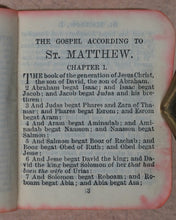 Load image into Gallery viewer, New Testament of the Lord &amp; Saviour Jesus Christ. Translated out of original Greek &amp; with former translations diligentlycompared &amp; revised by H.M.'s special command. Eyre &amp; Spottiswoode Ltd. 33 Paternoster Row E.C. London, Edinburgh &amp; New York. [1914].
