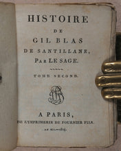 Load image into Gallery viewer, Le Sage, Alain René. Histoire de Gil Blas de Santillane. Fournier Fils. Rue des Rats. No. 3, près celle Galande. Paris 1804.

