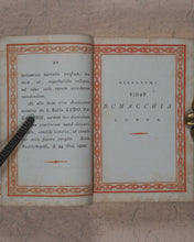 Load image into Gallery viewer, Miniature library of classical literature. Kaspar van Baerle, George Buchanan, Jacob Cats, Joannes Nicolai Secundus, John Owen, Helius Eobanus Hessus, &amp; Marco Girolamo Vida. Carl Poppo Fröbel. Rudophopoli [Rudolstadt].1820.
