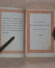 Load image into Gallery viewer, Miniature library of classical literature. Kaspar van Baerle, George Buchanan, Jacob Cats, Joannes Nicolai Secundus, John Owen, Helius Eobanus Hessus, &amp; Marco Girolamo Vida. Carl Poppo Fröbel. Rudophopoli [Rudolstadt].1820.
