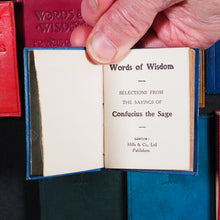 Load image into Gallery viewer, Confucius. Words of Wisdom. Selections from the Sayings of Confucius the Sage. Hills &amp; Co. Ye St. Luke's Press. London. Circa 1910.
