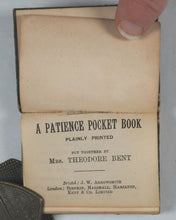Load image into Gallery viewer, Bent, Mrs. Theodore. Patience Pocket Book. Arrowsmith. Bristol. 1904.
