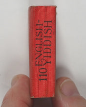 Load image into Gallery viewer, Horowitz, Zina. Liliput dictionary English-Yiddish. Minkus Bros., Bronx, N.Y. [1910-1929].
