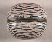 Load image into Gallery viewer, Faux 'Walnut' miniature enamel box. 1760-1770.
