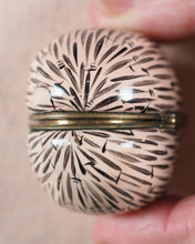 Load image into Gallery viewer, Faux 'Walnut' miniature enamel box. 1760-1770.
