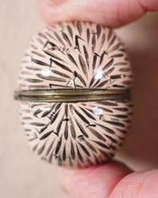 Load image into Gallery viewer, Faux 'Walnut' miniature enamel box. 1760-1770.
