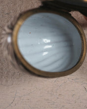 Load image into Gallery viewer, Faux 'Walnut' miniature enamel box. 1760-1770.
