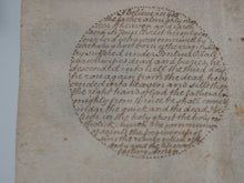 Load image into Gallery viewer, Microcalligraphy. [Apostle's Creed]. [1798].
