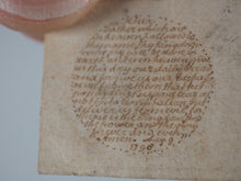 Load image into Gallery viewer, Microcalligraphy. [Lord's prayer]. 1798.

